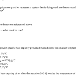 Specific heat chem worksheet 16 1