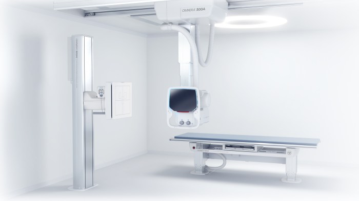 Positioning instruments in digital radiography: